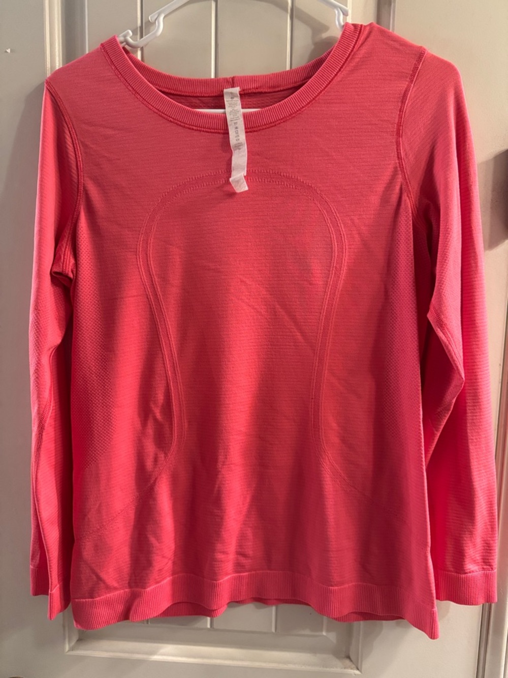 lululemon athletica Long Sleeve Performance Top - Coral Pink